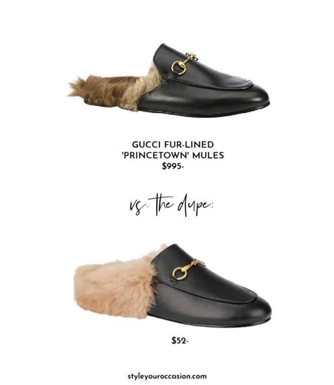 white gucci mules dupe